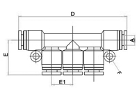 PK,Pneumatic Fittings with NPT AND BSPT thread, Air Fittings, one touch tube fittings, Pneumatic Fitting, Nickel Plated Brass Push in Fittings